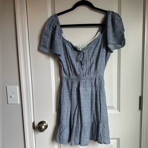 Abercrombie and Fitch Blue Floral Mini Dress